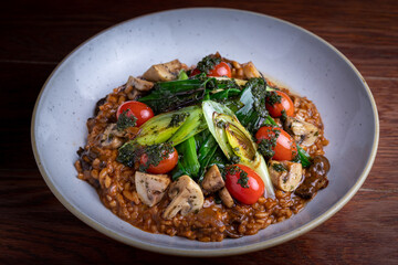 Rissoto Rice and roasted vegetables