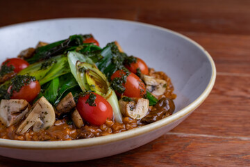 Rissoto Rice and roasted vegetables