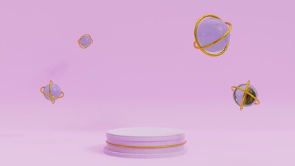 Abstract background. 3D rendering mockup scene for product presentation.