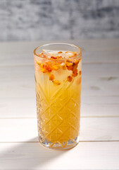 summer cocktails in the bar