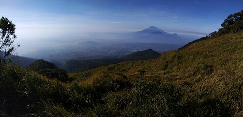 panorama of the mountains