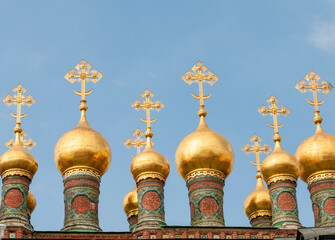 domes of The Church of Laying of Our Lady's Holy Robe