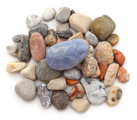 Pile of colorful stones.