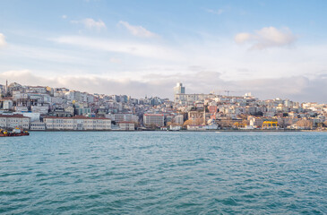 Obraz premium Bosphorus Strait in the city of Istanbul. Turkey.