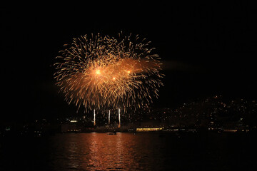 firefworks at opening of dubrovnik summer festival