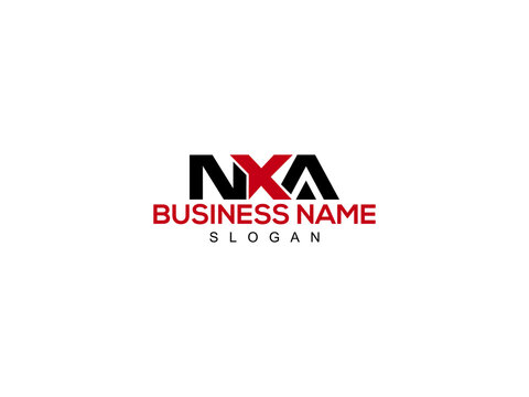 Letter NXA Logo Icon Vector Image Design For Company or Business