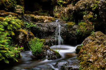 Chute d'eau au parc de Majolan