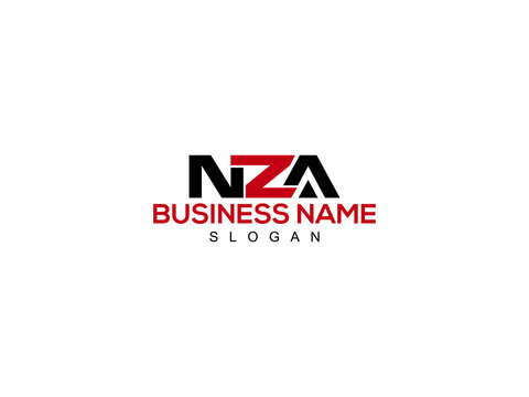 Letter NZA Logo Icon Vector Image Design For Company or Business
