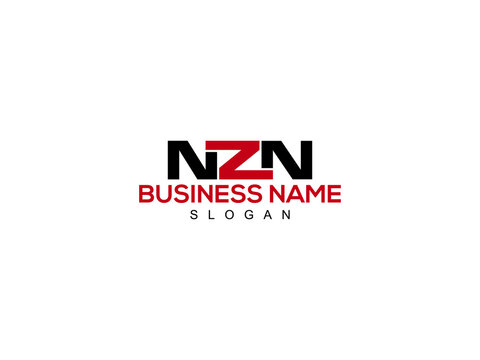 Letter NZN Logo Icon Vector Image Design For Company or Business