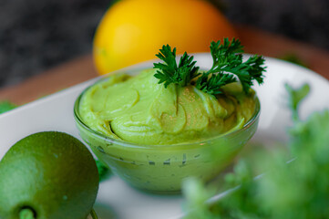 guacamole mexican food  avocado