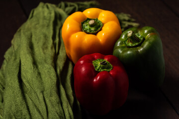 Various bell peppers