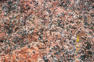 The texture of granite. The background stone.