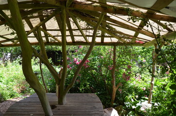 open pavilion in a garden 