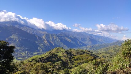 Fototapeta premium Mountain in the Sky