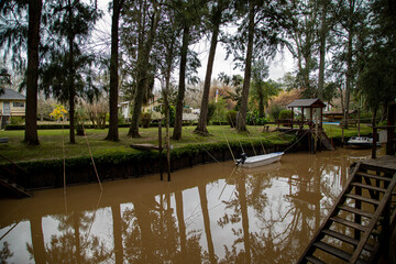 Obraz premium Delta del Paraná, Tigre, provincia de Buenos Aires, Argentina.