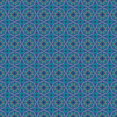Fototapeta premium Infinitely Repeating Patterns Inspired by Catalina Island tiles and architecture