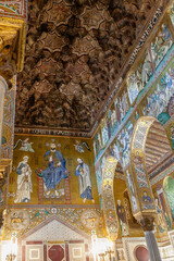 Fototapeta na wymiar Palermo, capitol of Sicily. The beautiful churches