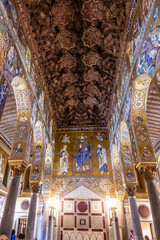 Fototapeta na wymiar Palermo, capitol of Sicily. The beautiful churches