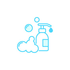 Illustration Vector graphic of soap icon. Fit for clean, wash, hygiene, health etc.