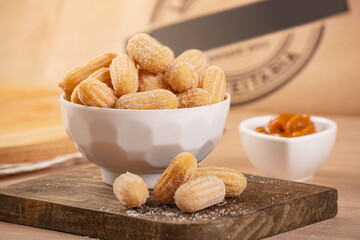 Mini churros recheado