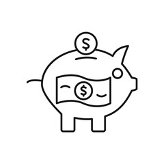 saving icons symbol vector elements for infographic web