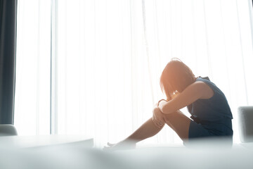 woman feeling sad at window, lonely, broken heart, woman unhappy, feel sick, sad girl, girl feel sad