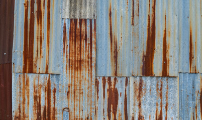 metal texture with scratch and crack, rust wall