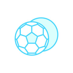 Obraz premium Illustration Vector Graphic of Soccer Ball icon