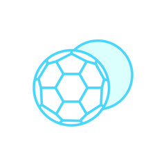 Fototapeta premium Illustration Vector Graphic of Soccer Ball icon