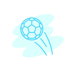 Obraz premium Illustration Vector Graphic of Soccer Ball icon
