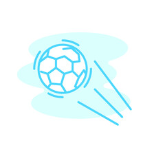 Obraz premium Illustration Vector Graphic of Soccer Ball icon