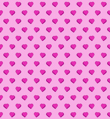 Heart pattern background illustration.