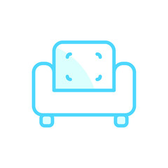 Illustration Vector Graphic of Sofa icon