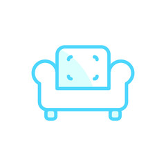 Illustration Vector Graphic of Sofa icon