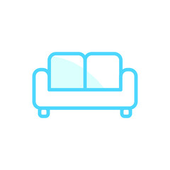 Illustration Vector Graphic of Sofa icon