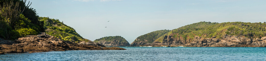 panorama of a rocky islands