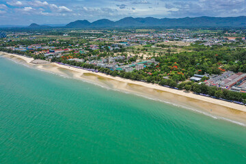 Cha Am Beach in Phetchaburi, Thailand