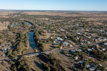 The town of Mitchell, Queensland, Australia.