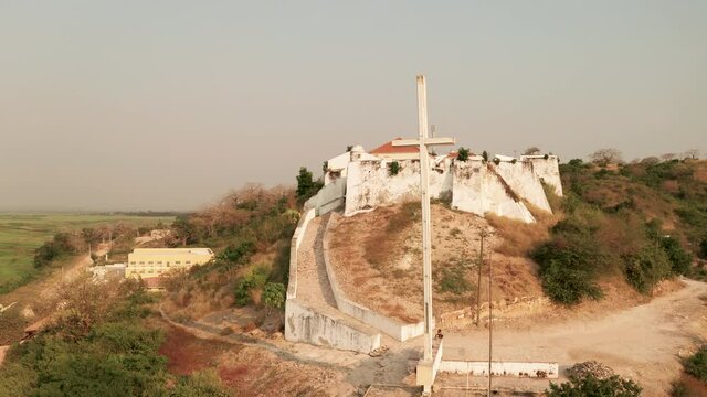traveling front, Muxima, place of religious worship, Angola, Africa,