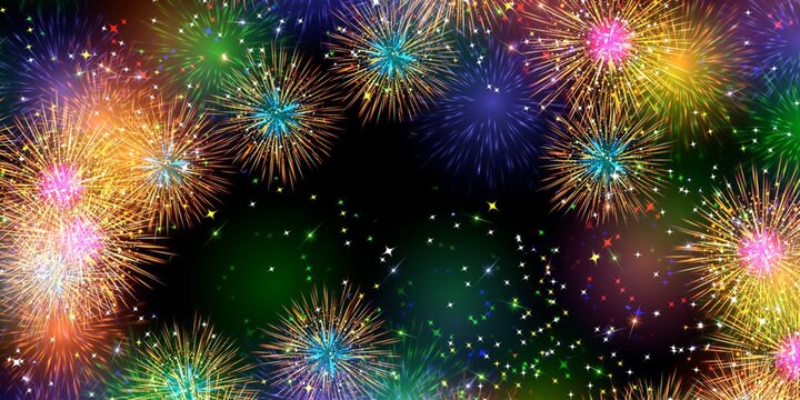 Fireworks In The Sky image