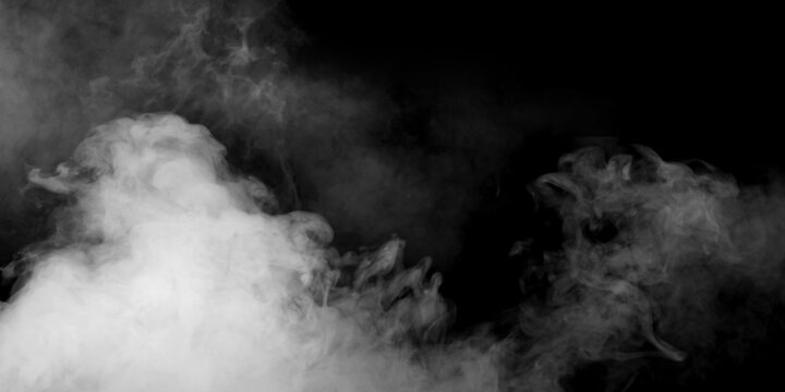 Smoke Stock Image Black Background	
