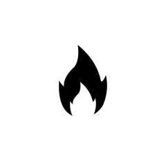 fire flat icon vector illustration