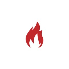 fire flat icon vector illustration