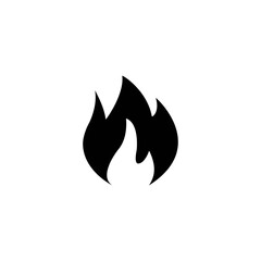 fire flat icon vector illustration
