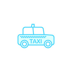Illustration Vector graphic of taxi icon. Fit for transport, vehicle, service, private etc.