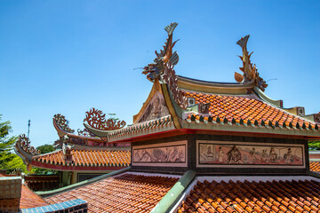 Fototapeta premium Wat Tham Khao Noi and Wat Tham Sua in Kanchanaburi, Thailand
