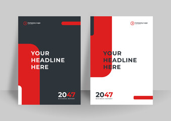 Annual report brochure flyer design template vector, Leaflet cover presentation, book cover templates