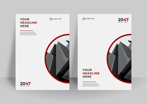 Annual report brochure flyer design template vector, Leaflet cover presentation, book cover templates