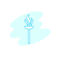 Illustration Vector Graphic of Torch icon