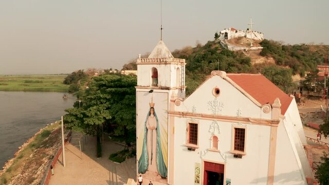 traveling front, Muxima, place of religious worship, Angola, Africa, the Kwanza river in the background 4